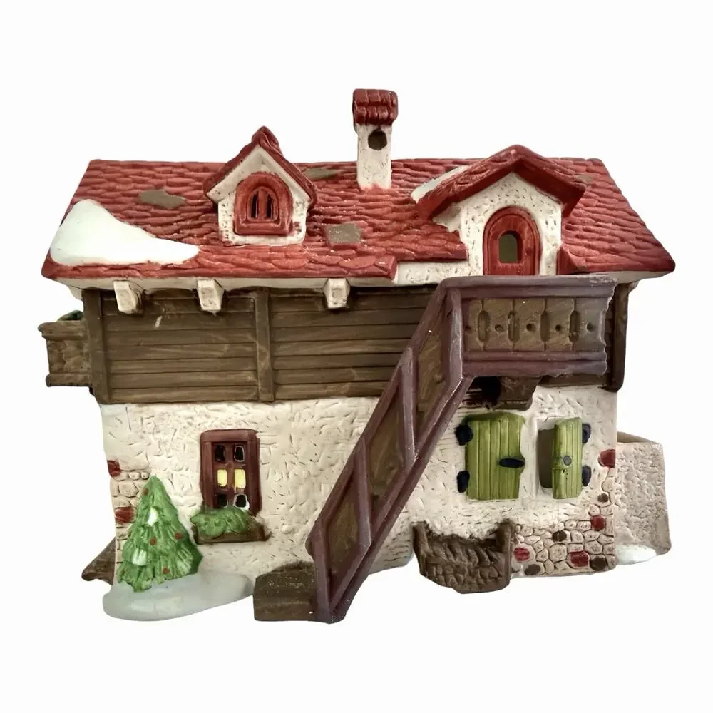 RARE VTG 1987 Department 56 Alpine Village Series Josef Engel Farmhouse Retired